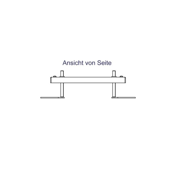 Produktbild UBD 160 210  -  Aufstock-Rahmen aus SVZ inkl. 95mm Nivellierschrauben zu UBD 160 und 210
